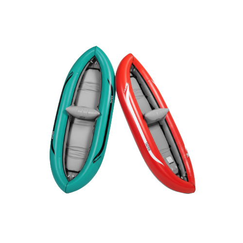 AIRE Tributary Tater inflatable kayaks on water - premium kayaks, canoes and fishing boats collection
