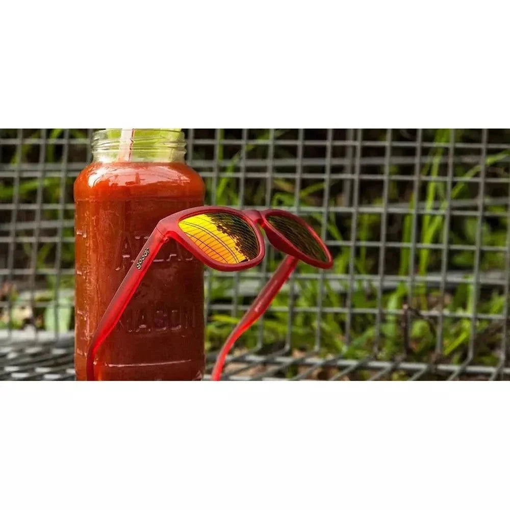 Rare Air Discs Phoenix polarized sunglasses with a bold design, perfect as accessories for stylish outdoor looks.