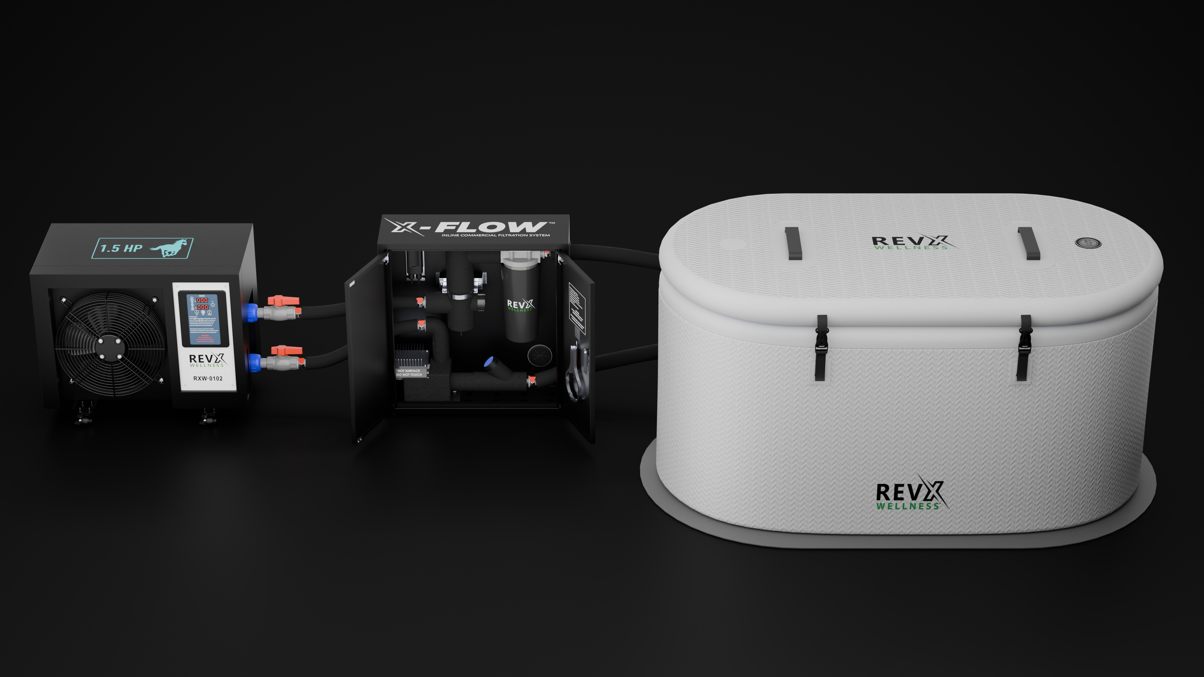 RevX X-FLOW Cold Plunge Filtration System