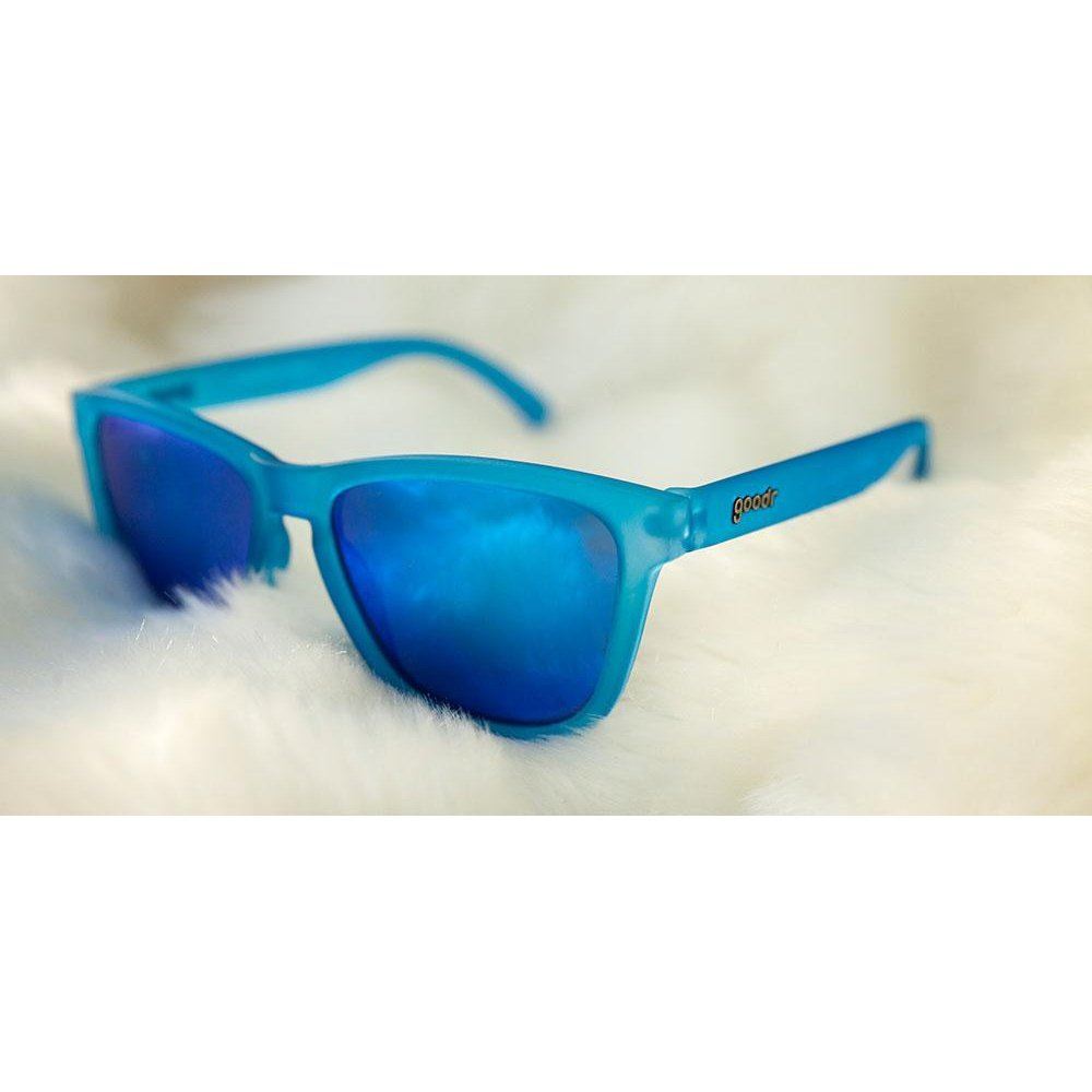 Rare Air Discs Falkor's Fever Dream OG polarized sunglasses with sleek black frames and tinted lenses.