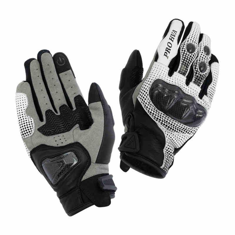 Bean's Moto Booth HVA™ Tactical All-Season Motorcycle Riding Gloves with reinforced palms and adjustable wrist straps.