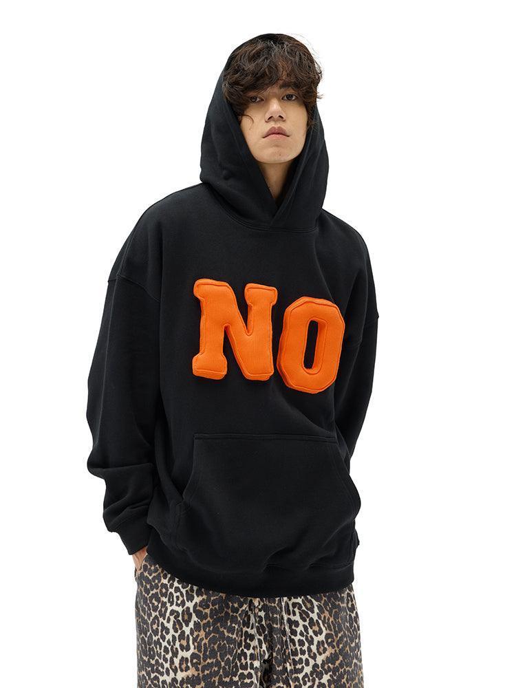 Bean's Moto Booth Stop Asking 3D hoodie showing front view with bold printed design and comfortable fit.