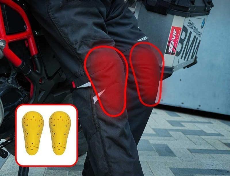 Seivi™ Motorcycle Winter Quick-Release Thermal Pants by Bean's Moto Booth, black motorcycle pants with thermal lining and quick-release waistband