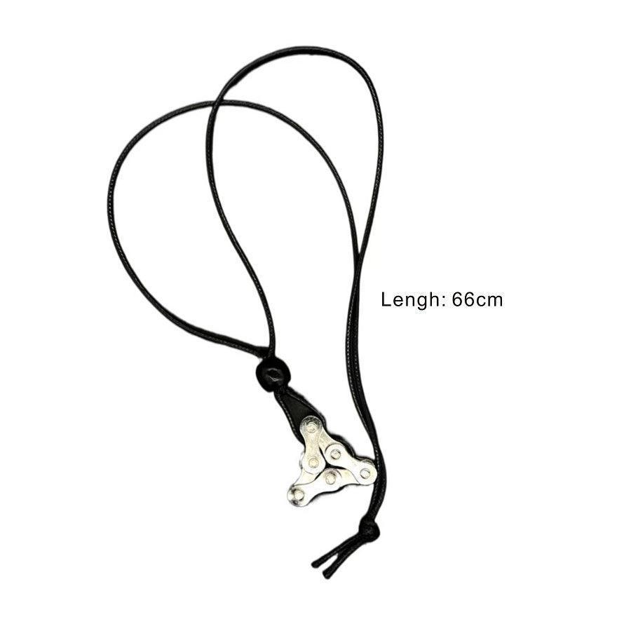 Motorcycle chain keychain decor by Bean's Moto Booth featuring a detailed metal chain design.