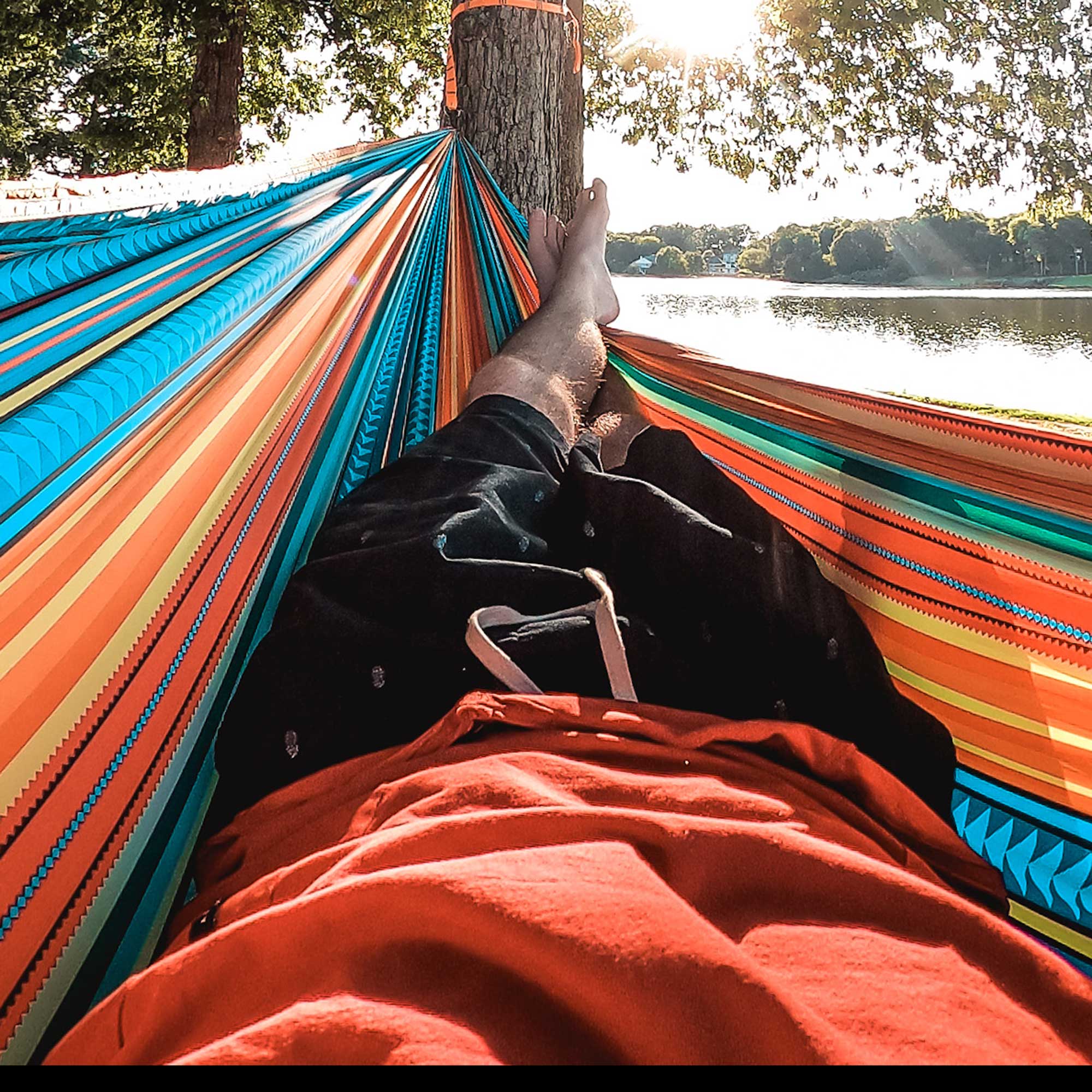 Double Deluxe Hammock with Suspension Straps | Prints - OVERLANDERS Outfitter