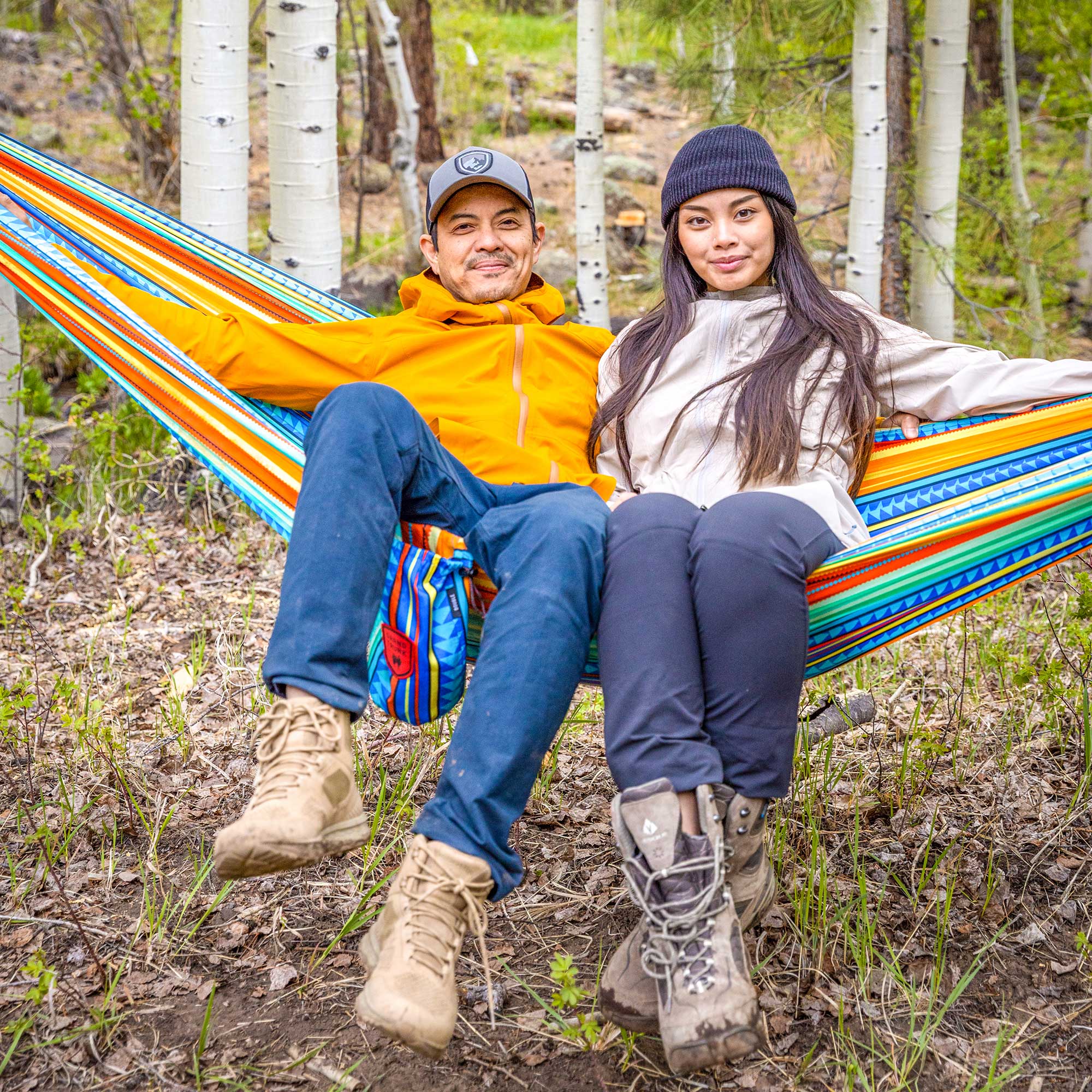 Double Deluxe Hammock with Suspension Straps | Prints - OVERLANDERS Outfitter