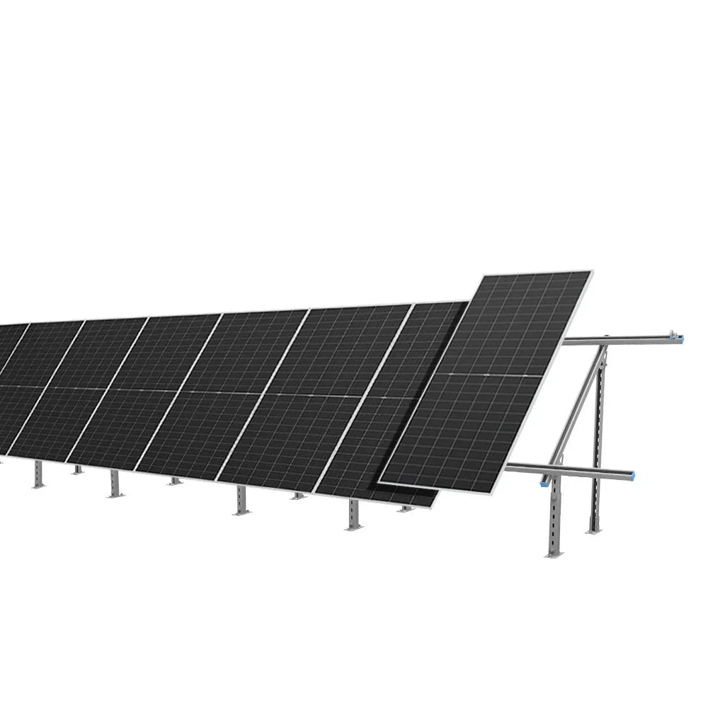Sungold Power Modular & Expandable Ground Mount Brackets for 2× 400W–590W Solar Panels - OVERLANDERS Outfitter