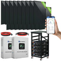 ECO-WORTHY Complete Off-Grid Solar Panel Kit | 2×5kW 120V/240V Output | 20.48kWh–30.72kWh Lithium Battery | 7380W–9840W Solar Input - OVERLANDERS Outfitter