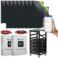 ECO-WORTHY Complete Off-Grid Solar Panel Kit | 2×5kW 120V/240V Output | 20.48kWh–30.72kWh Lithium Battery | 7380W–9840W Solar Input - OVERLANDERS Outfitter