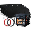 ECO-WORTHY SL3500 Stackable Power Station with 4×200W Portable Solar Panels | 5120 Wh Capacity | Emergency Backup | Portable & Expandable Power & Capacity - We The Collective
