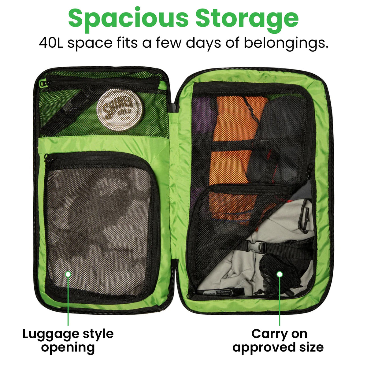 The Island Hopper 40L — Carry-On Backpack for 1–2 Week Trips - OVERLANDERS Outfitter