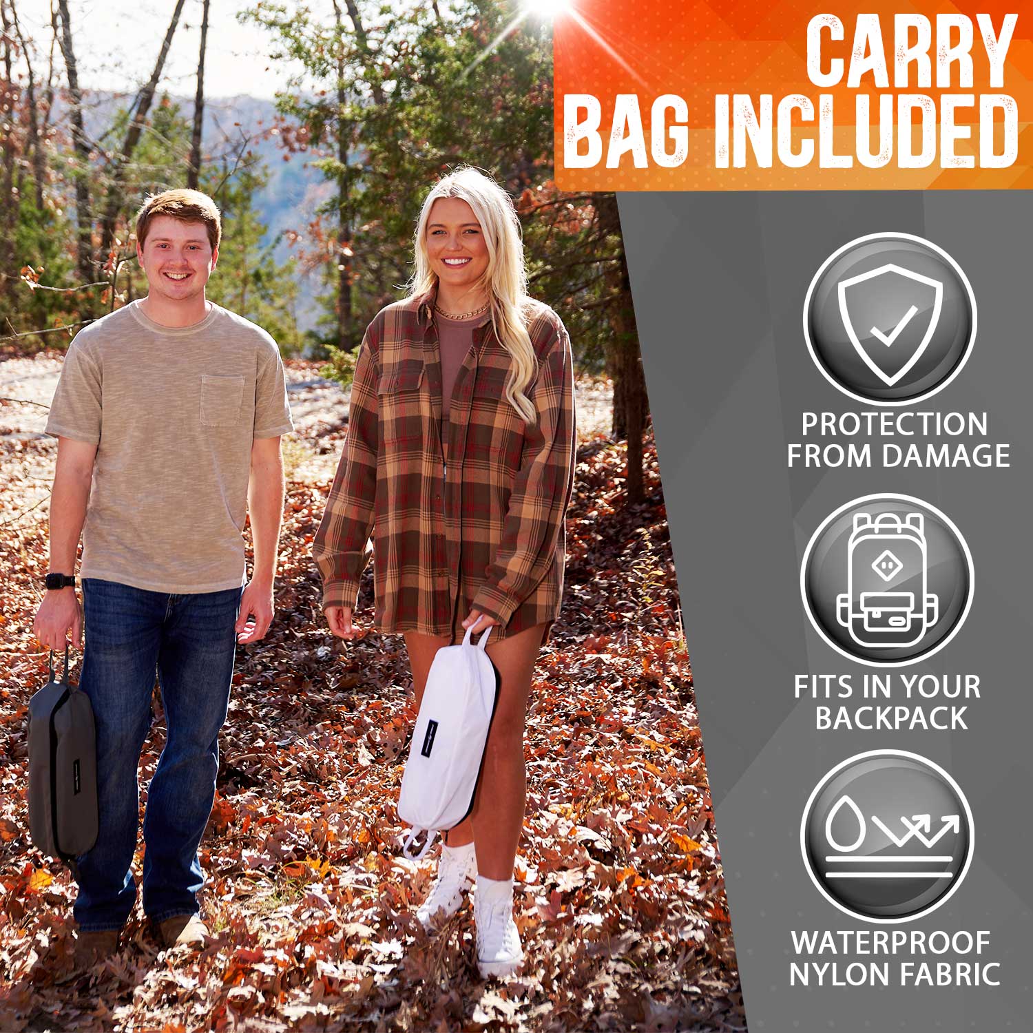 Pike Trail ultralight compact outdoor camping and beach chair with foldable design and sturdy frame for tailgate festivals and camping trips.