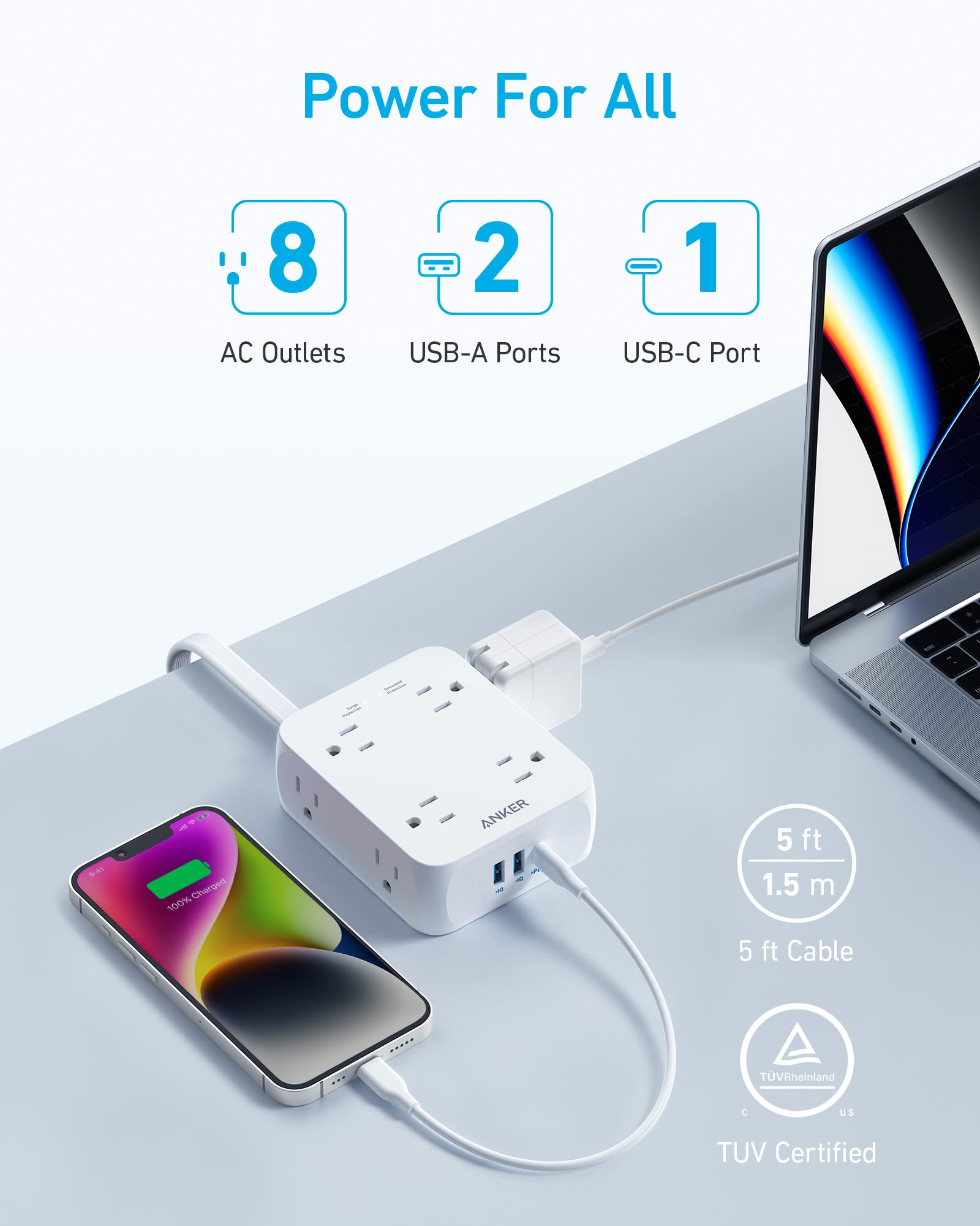 Anker <b>341</b> USB Power Strip - We The Collective