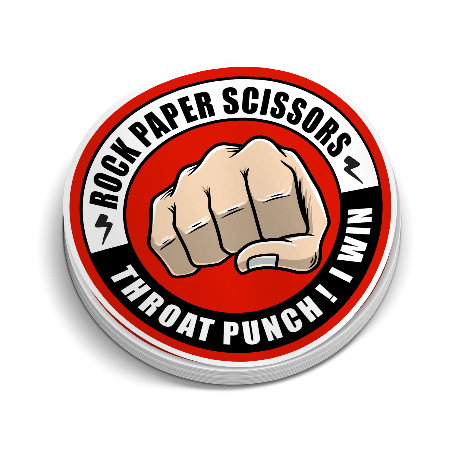 Throat Punch Hardhat Sticker - OVERLANDERS Outfitter