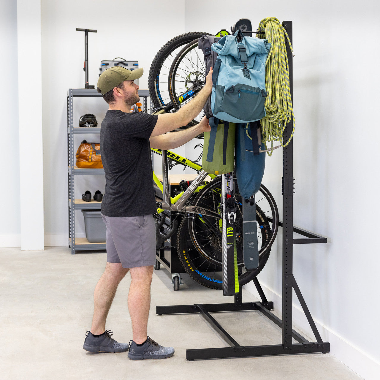 Freestanding Outdoor Gear Rack | G-Adventure | Holds 300 lbs - OVERLANDERS Outfitter