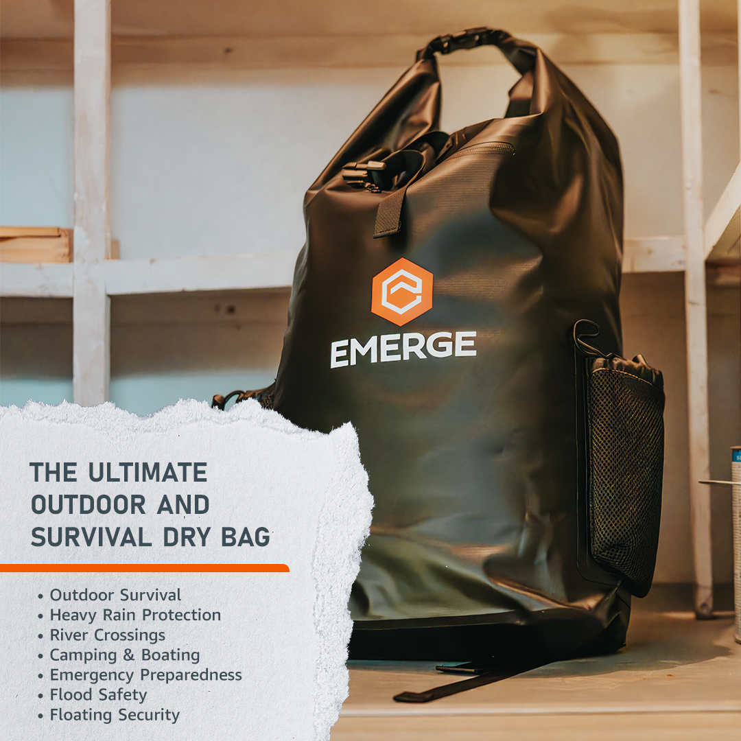 30L Heavy Duty Dry Bag w/ Straps - Olive - OVERLANDERS Outfitter