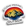 Peeing Outside 5 Inch Decal - OVERLANDERS Outfitter