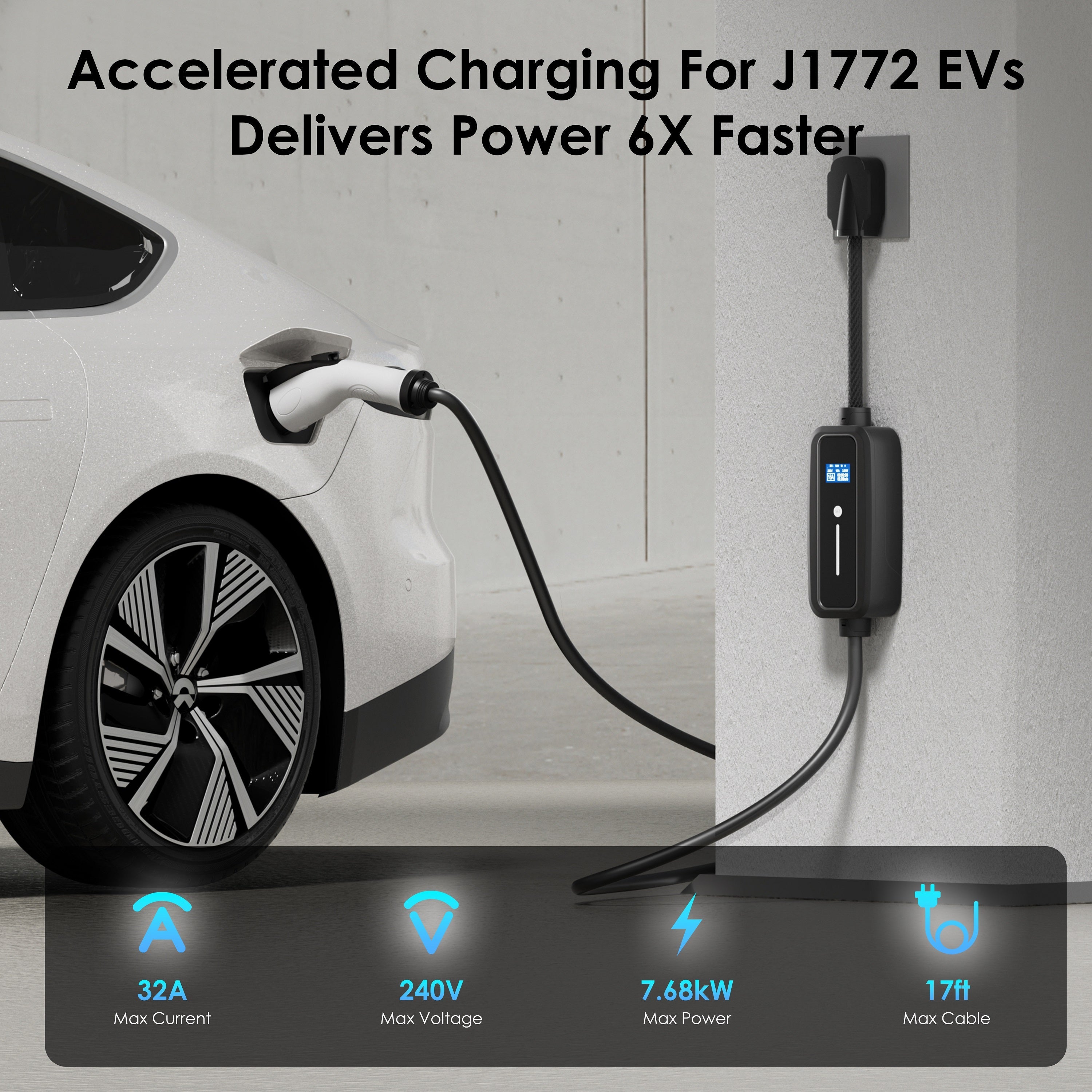 J1772 32A Portable Charger - We The Collective