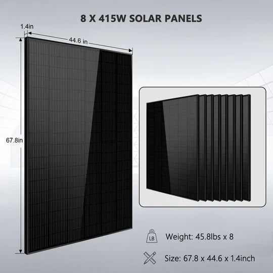 SunGold Off-Grid Solar Kit | 6500W/8000W 48VDC 120V/240V | Power for Cabins, Tiny Homes &amp; RVs - We The Collective