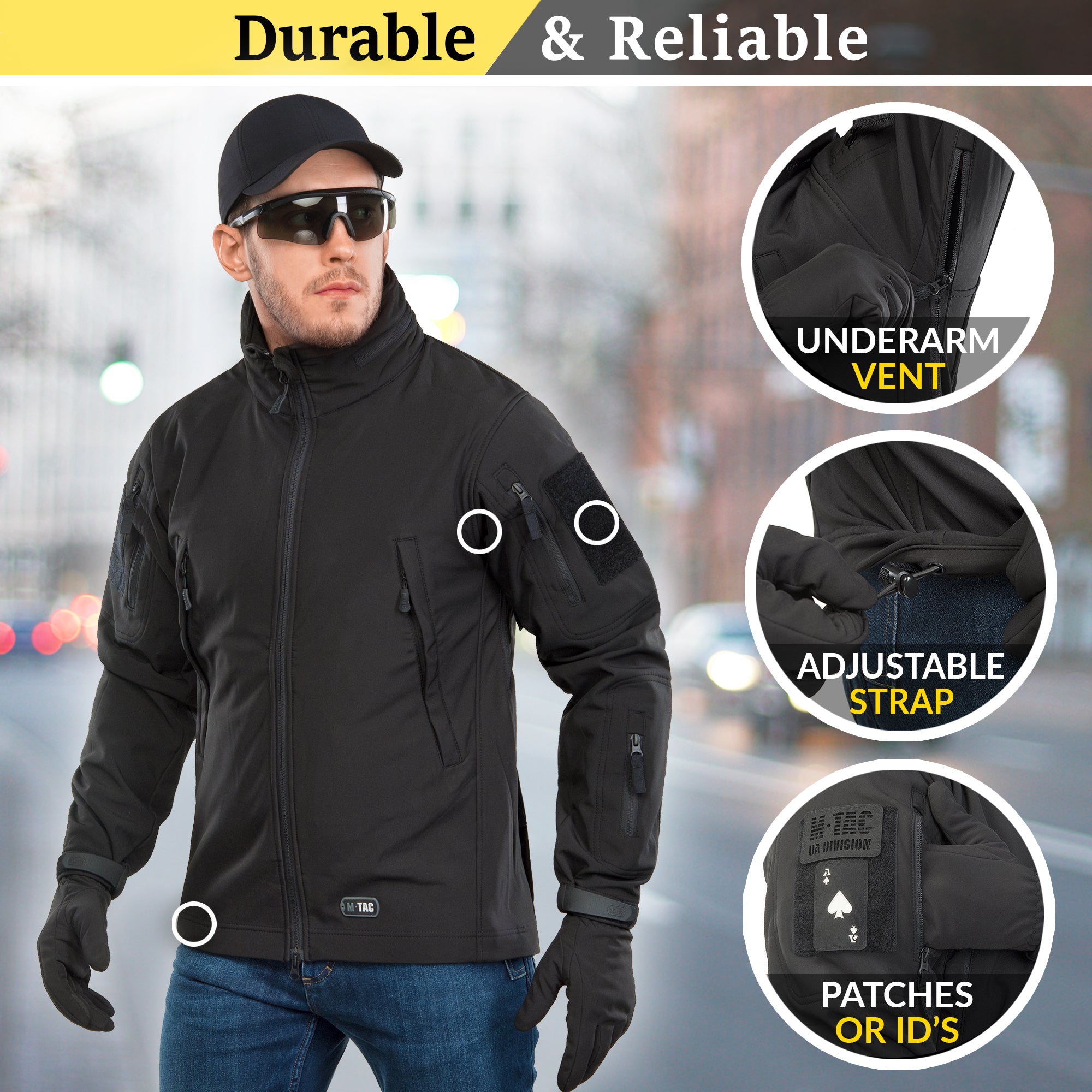 M‑Tac Softshell Tactical Jacket - We The Collective