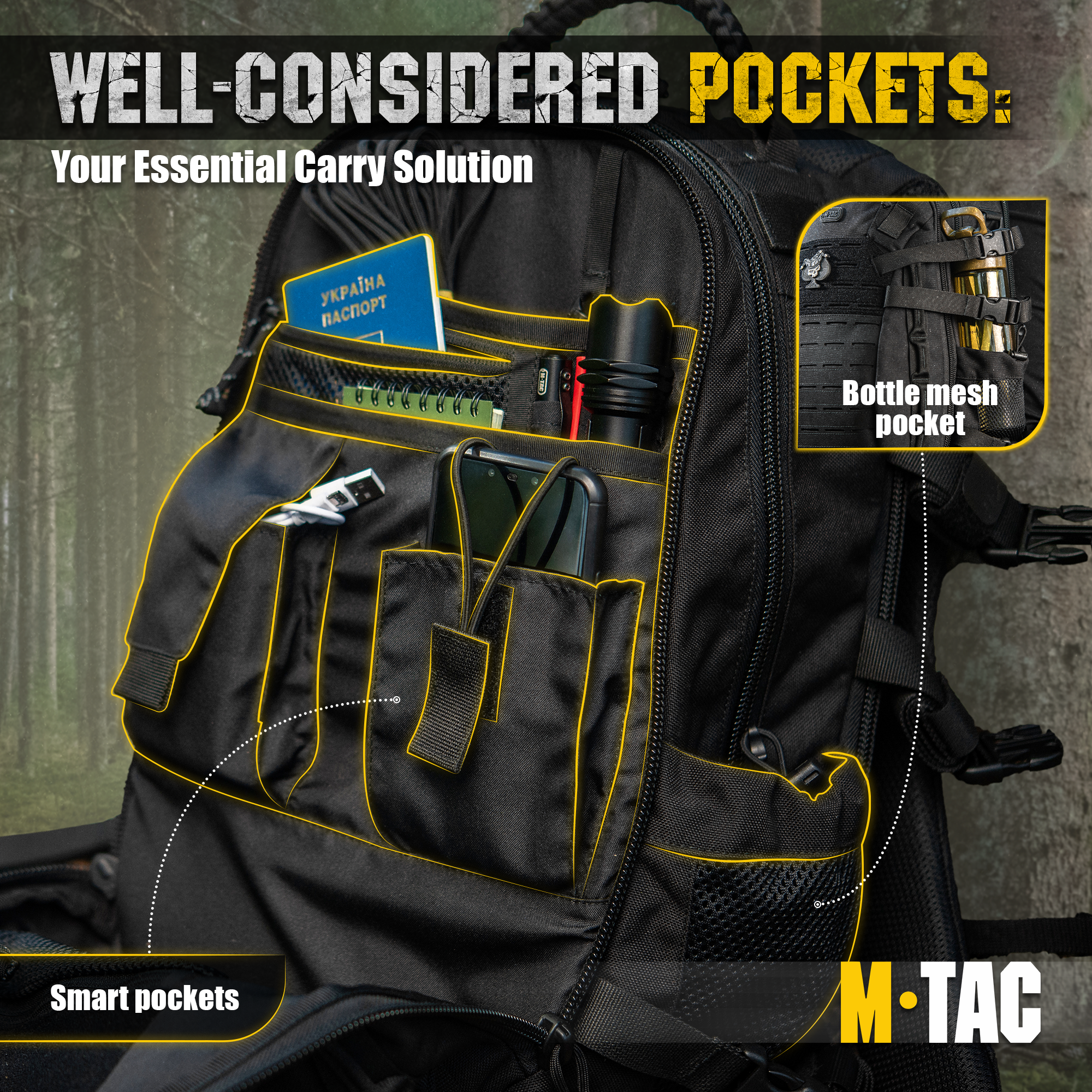 M-Tac Backpack Mission - We The Collective