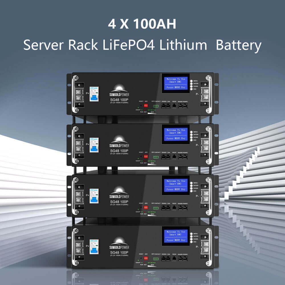Off Grid Solar Kit 10000W 48VDC 120V/240V LifePO4 20.48KWH Lithium Battery 12 X 450 Watts Solar Panels SGR-10K2M - OVERLANDERS Outfitter
