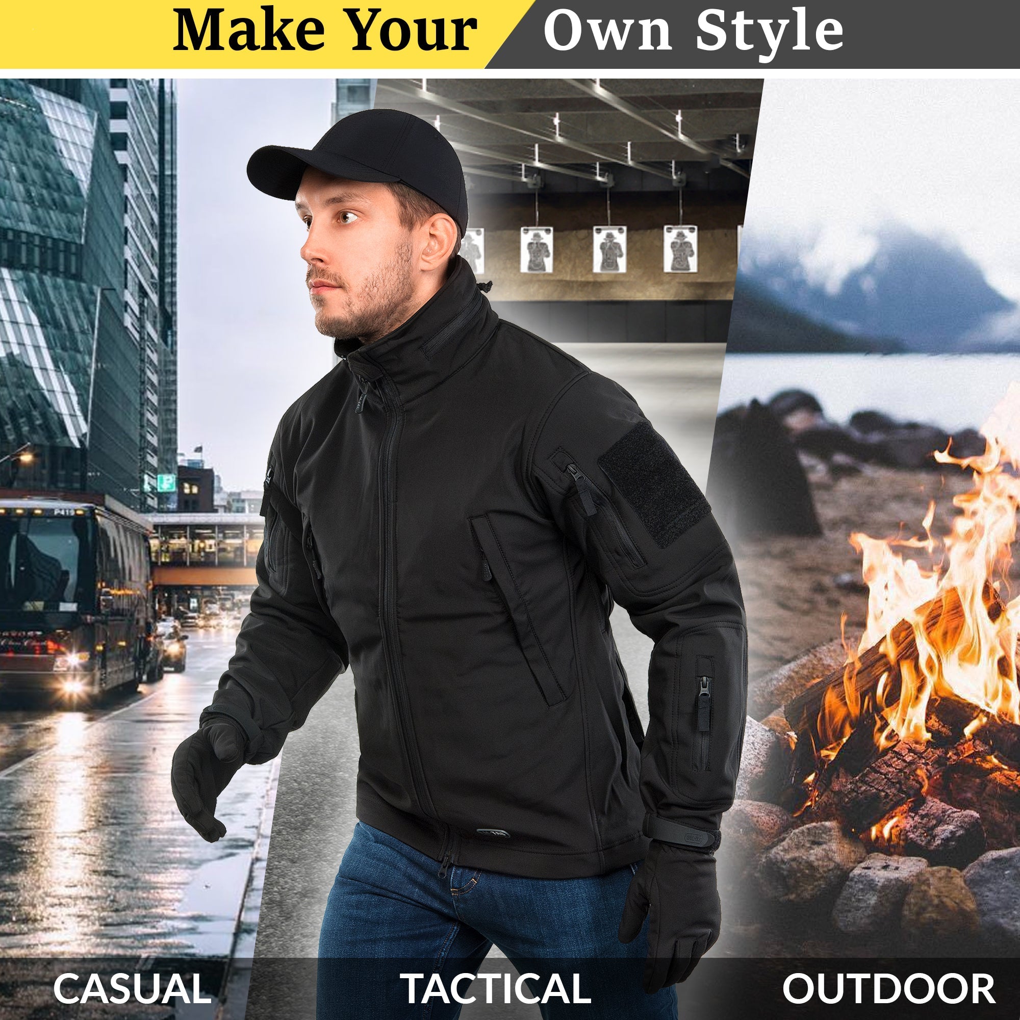 M‑Tac Softshell Tactical Jacket - We The Collective