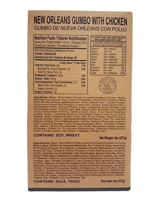 Case of 12 Alpenglow Readiness Supply MRE meals with heaters, featuring standard variety packaging and meal details visible.