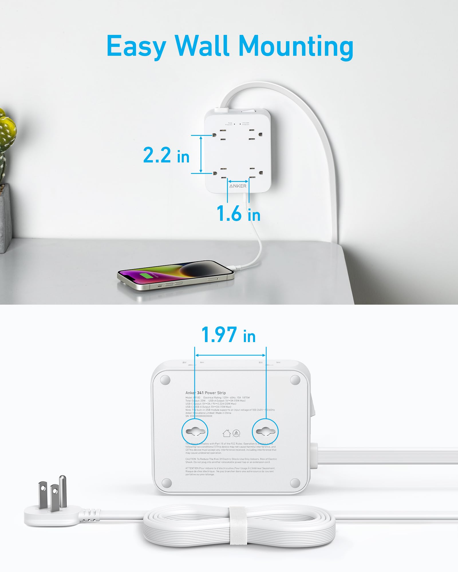 Anker <b>341</b> USB Power Strip - We The Collective