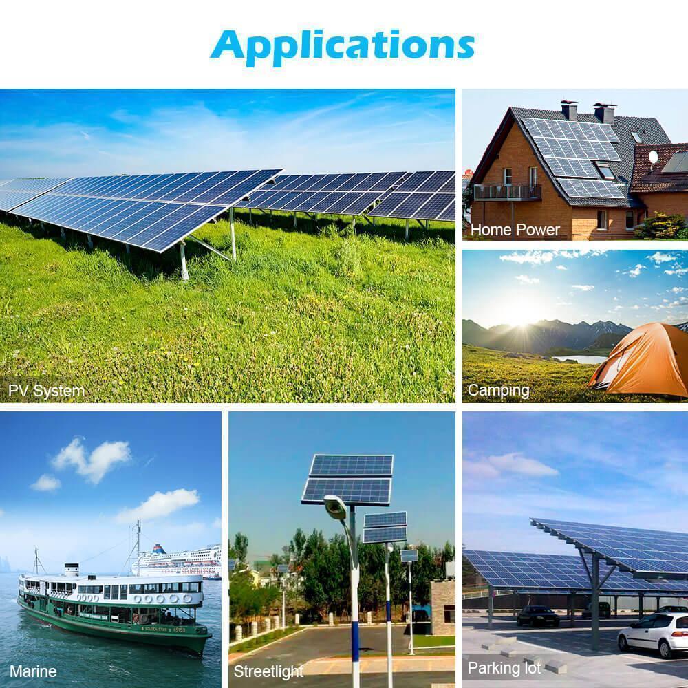 Green Vista Living Sungold Power 450W mono PERC solar panel full pallet with 32 individual monocrystalline solar panels.