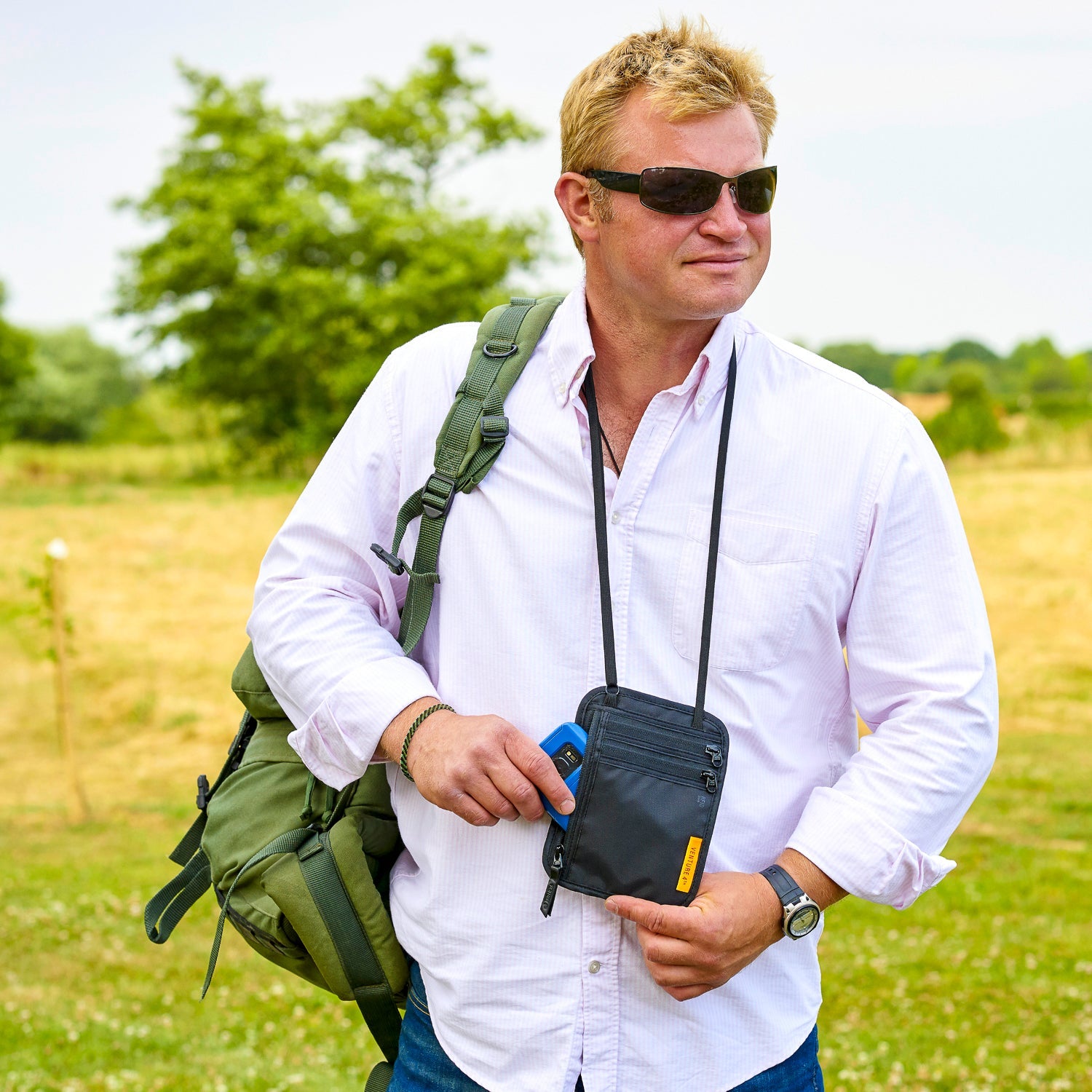 Slim Minimalist Design Travel Neck Wallet - OVERLANDERS Outfitter
