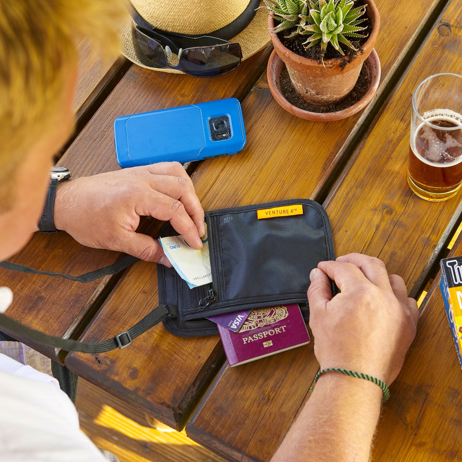Slim Minimalist Design Travel Neck Wallet - OVERLANDERS Outfitter