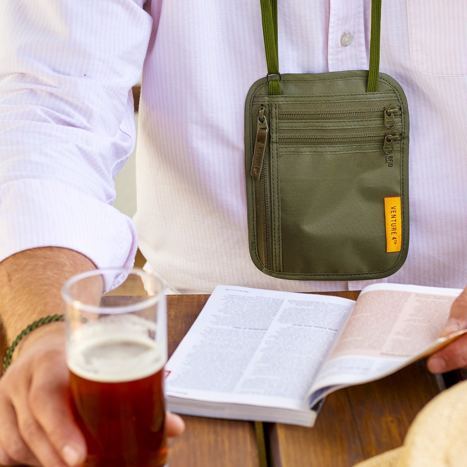 Slim Minimalist Design Travel Neck Wallet - OVERLANDERS Outfitter
