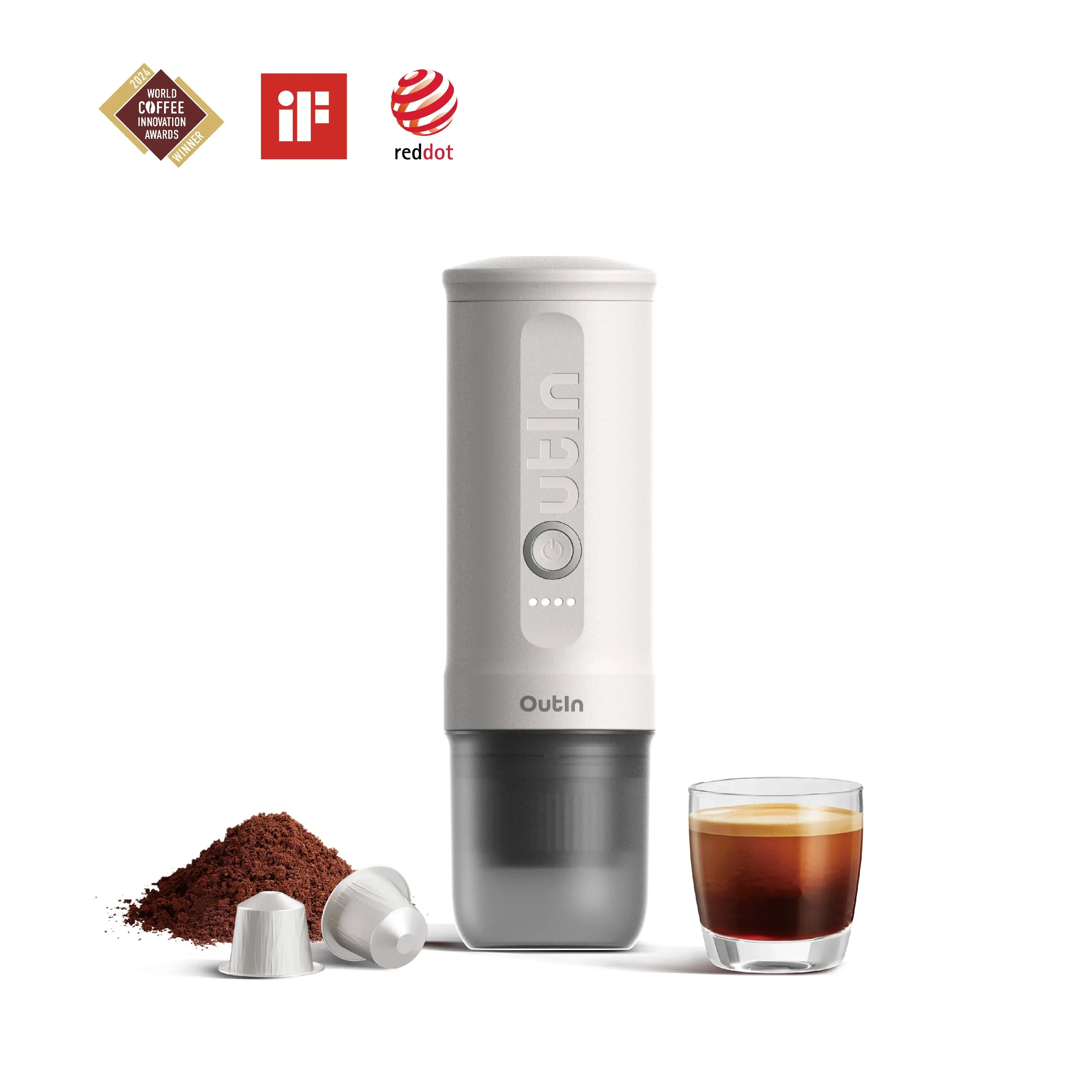 Nano Portable Espresso Machine (Pearl White) - OVERLANDERS Outfitter