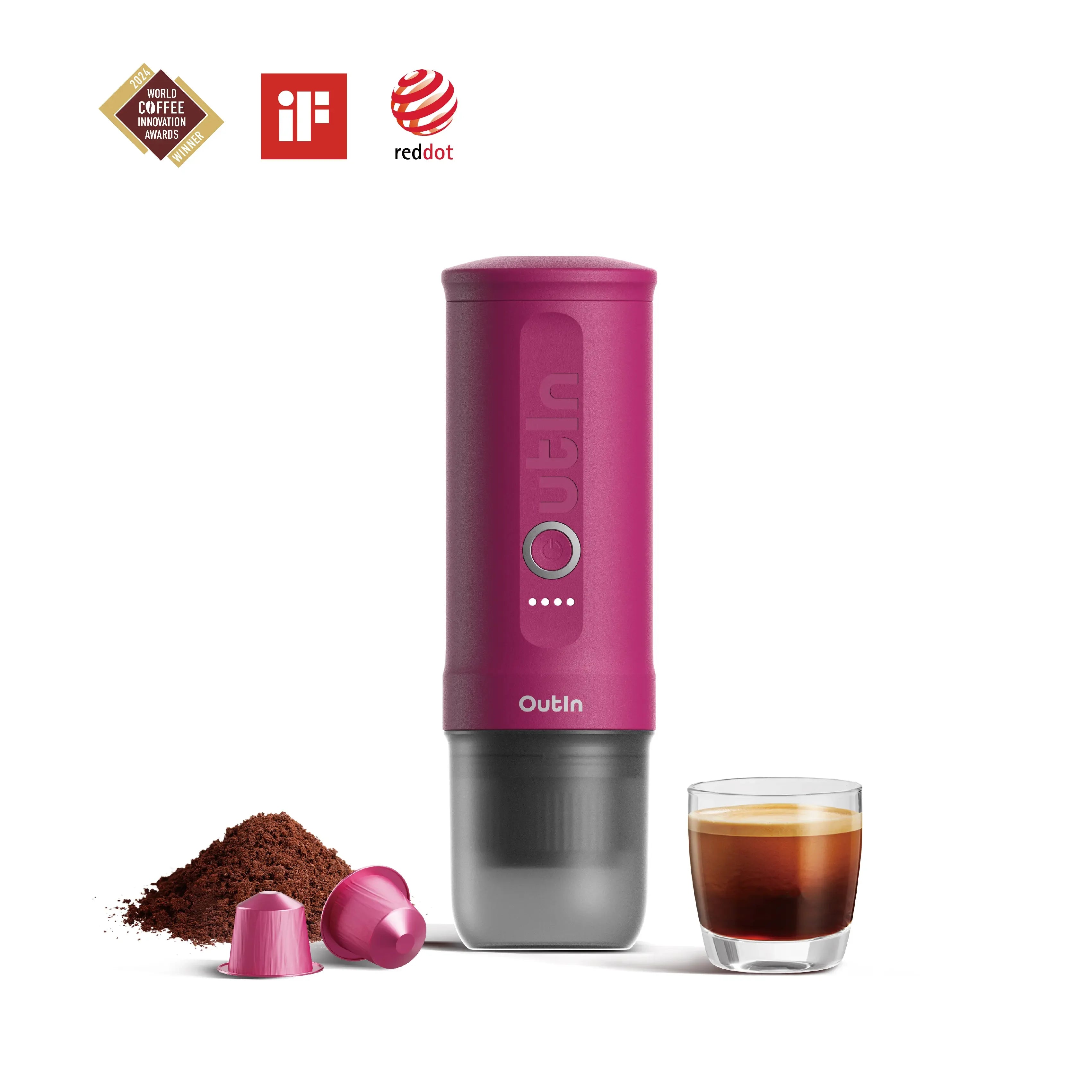 Nano Portable Espresso Machine (Fuchsia Pink) - OVERLANDERS Outfitter