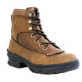 Men's leather hiking boot from Roper Crossrider by HatCountry, featuring sturdy design and rugged outdoor style.