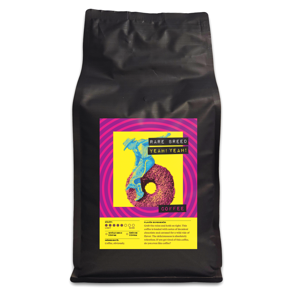 Bulk Medium Roast Whole Bean Coffee, Yeah! Yeah!, 5lb Bag - OVERLANDERS Outfitter