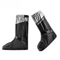 Bean's Moto Booth SULAITE™ Motorcycle Rain Shoe Covers protect footwear from rain and mud, made of durable waterproof material.