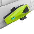 ASMAX™ wireless Bluetooth motorcycle helmet headset with built-in microphone, compatible with motorcycle helmet accessories.