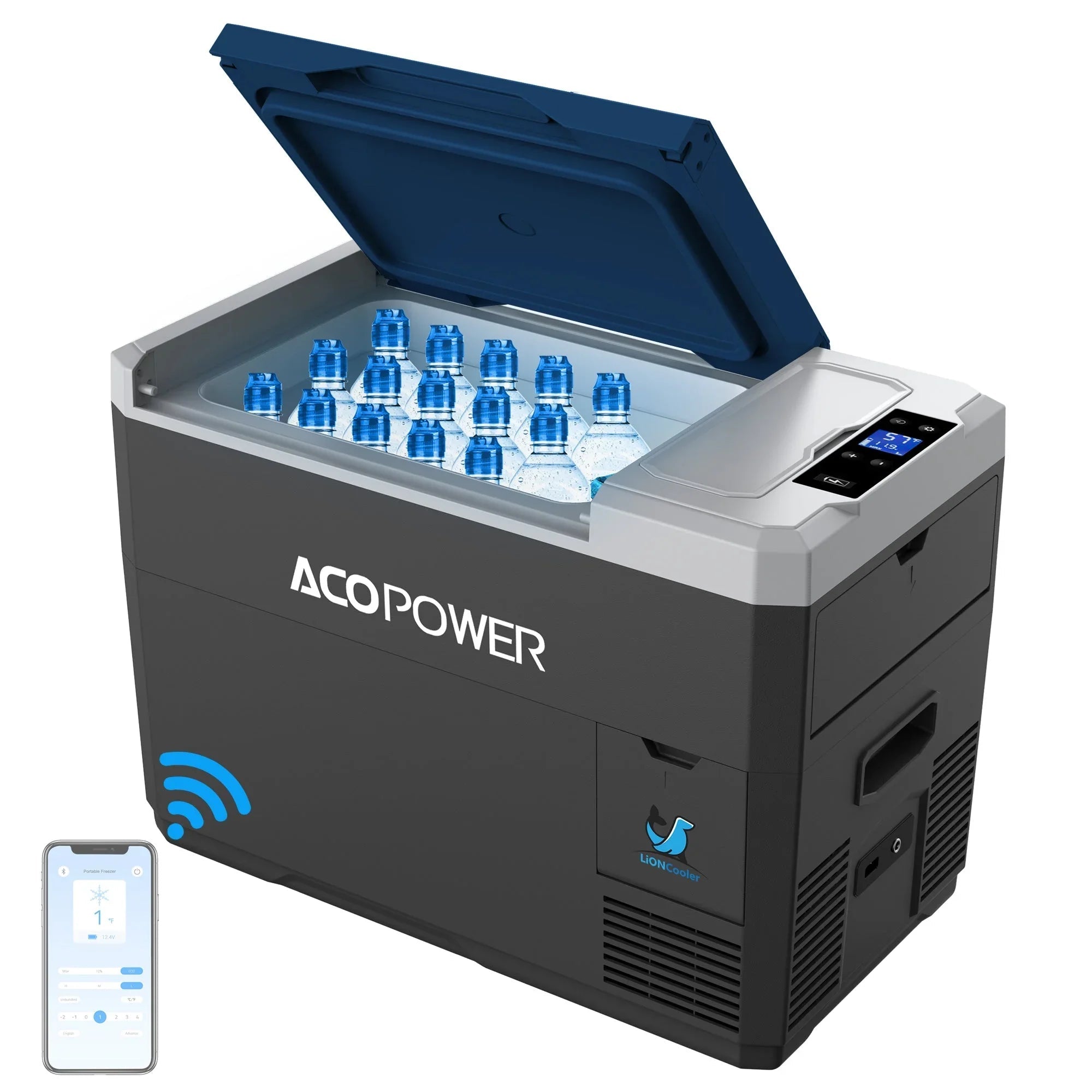 ACOPOWER LiONCooler Mini Solar Powered Car Fridge Freezer – 29 Quarts - We The Collective
