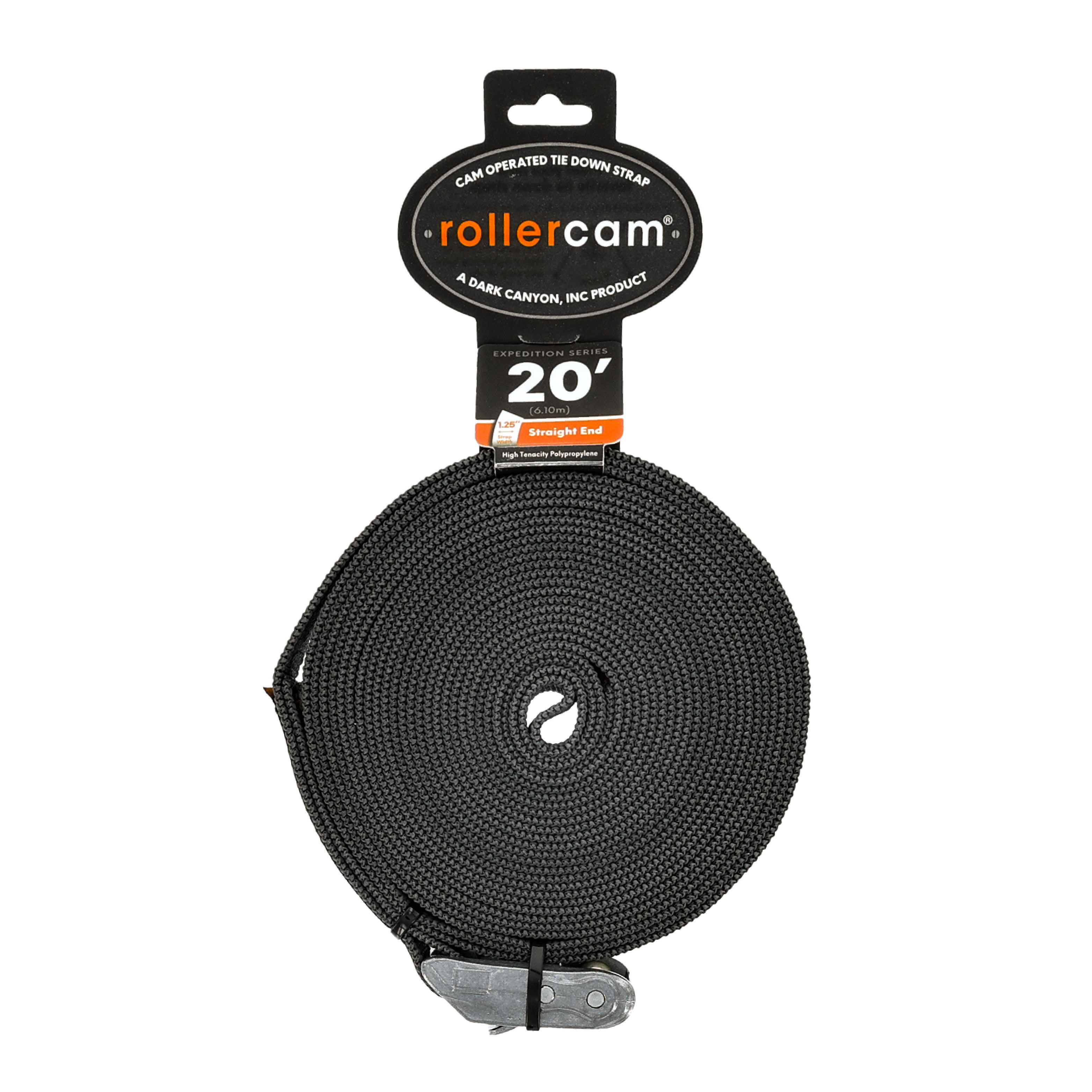 1.25-inch straight end from Rollercam, showcasing the durable design and finish ideal for various applications.