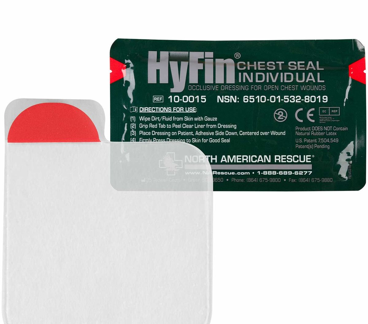HyFin Chest Seal, 6" x 6" - OVERLANDERS Outfitter