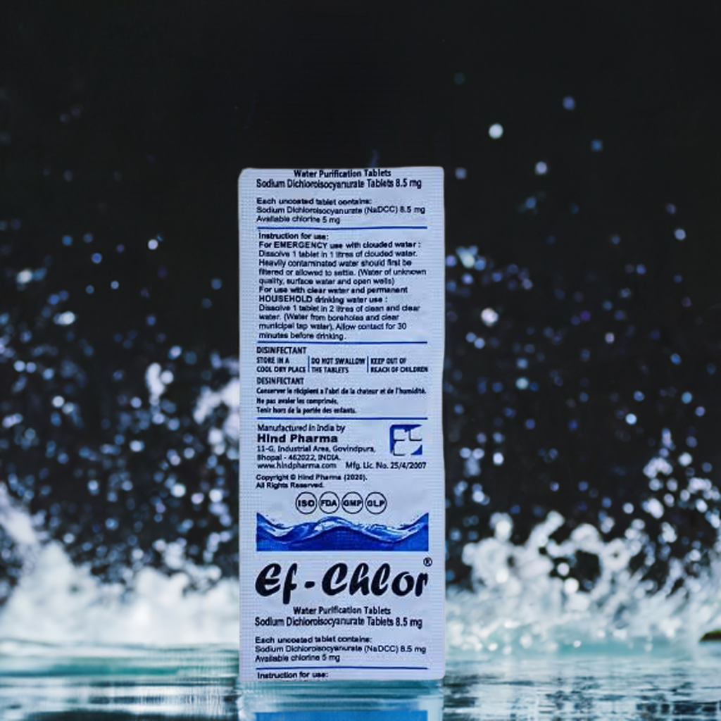 Water Purification Tablet Strips - 10 Tablets Each for Emergency Water Treatment - We The Collective
