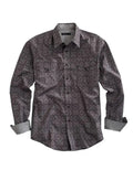 Tin Haul Arrow Points Print Long Sleeve (Grey) - Men's Western Shirt - OVERLANDERS Outfitter