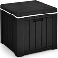 VYSN 10 4-in-1 Gallon Storage Cooler in black for outdoor picnics, sports events, with a sturdy handle and spacious design