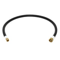 Flame King Thermo Plastic Hose Assembly for LP and natural gas, 40-inch length, 3/8-inch diameter, flexible gas hose.