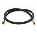 Flame King 48-inch thermo plastic hose assembly for LP and natural gas, 3/8 inch diameter, flexible propane and gas hose
