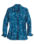 Tin Haul 2186 Cactus Shadows (Blue) - Women's Western Shirt - OVERLANDERS Outfitter