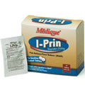 Box of 24 I-Prin medicine and topical products from quakekits.com, featuring individual packaging for medical use.