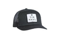 Grey Tin Haul Patch Logo ball cap by HatCountry, featuring a branded patch and adjustable snapback closure.